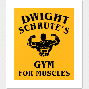 Dwight Schrute's Gym For Muscles Posters and Art